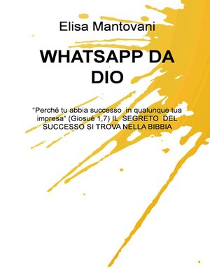 cover image of WHATSAPP DA DIO